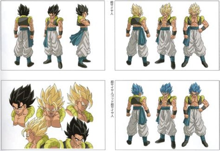 'Dragon Ball Super' Shares Official Gogeta Character Designs