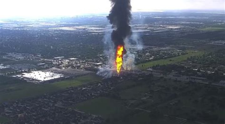 1 injured after natural gas explosion, fire