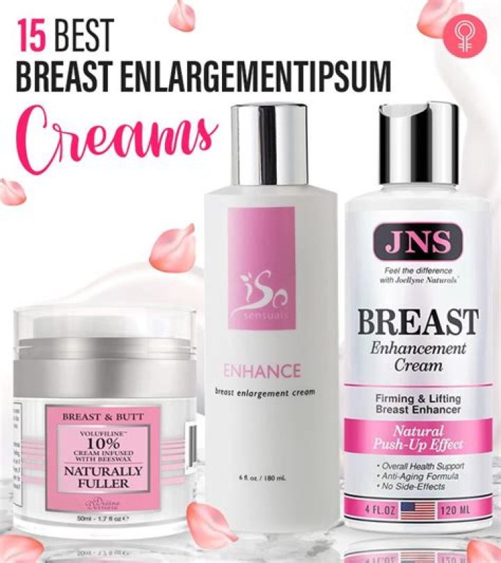 12 Best Breast Enlargement Creams for the Lovely Push-up Effect