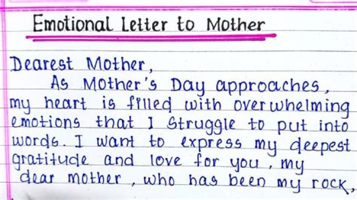 31 Emotional Letters to Mom Straight from the Heart