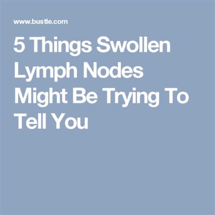 5 Things Swollen Lymph Nodes Might Be Trying To Tell You