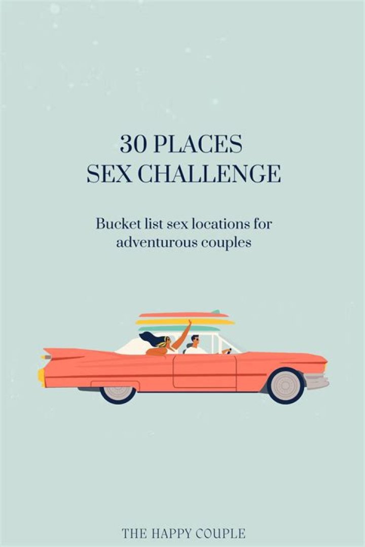 7 Places To Have Sex Other Than Your Relative's House This Week