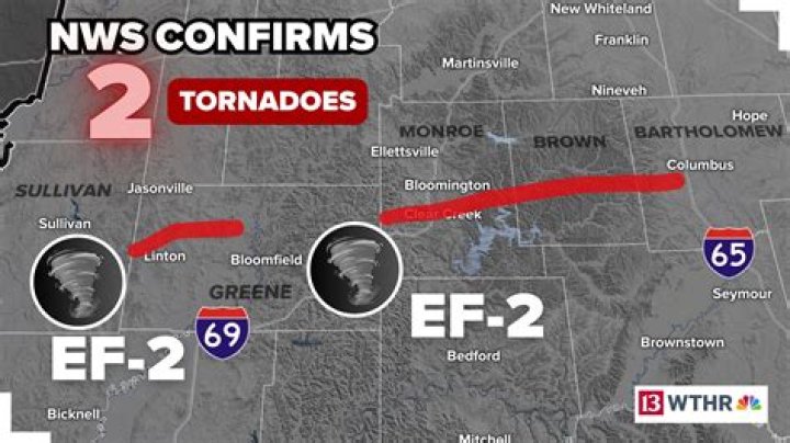 A brief touchdown confirmed near Andrew, Iowa