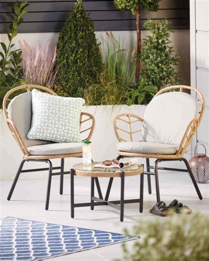 Aldi launch stylish rope effect garden furniture and it's flying off the shelves