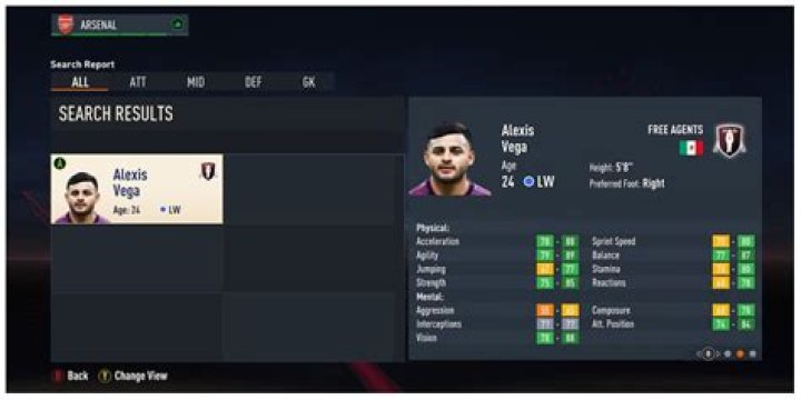 Alexis Vega - Player profile 23/24