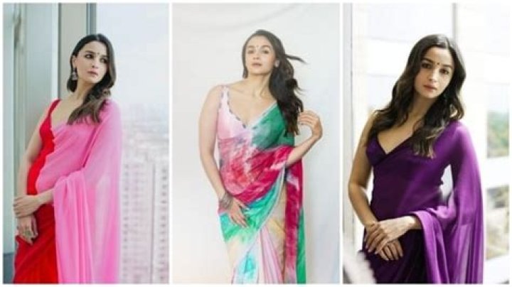 Alia Bhatt's Rocky Aur Rani Kii Prem Kahaani wardrobe: Bold drapes to vibrant colors; sarees with fresh twists