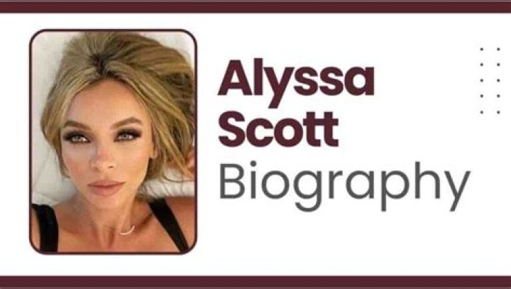 Alyssa Scott Wikipedia, Instagram, Age, Children, Net Worth