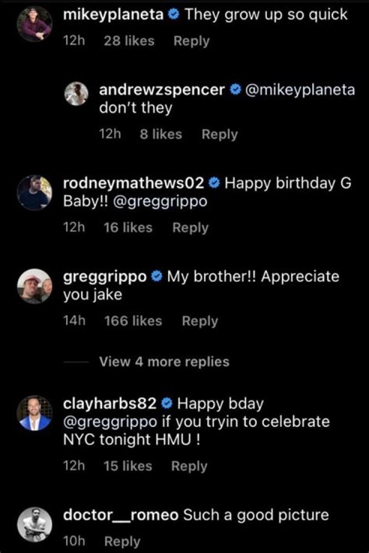 Andrew Spencer wishes bestie Greg Grippo a happy birthday 