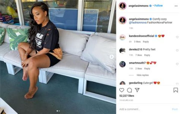 Angela Simmons Fans Go Crazy Over Her ‘Sexy Feet’ Pic