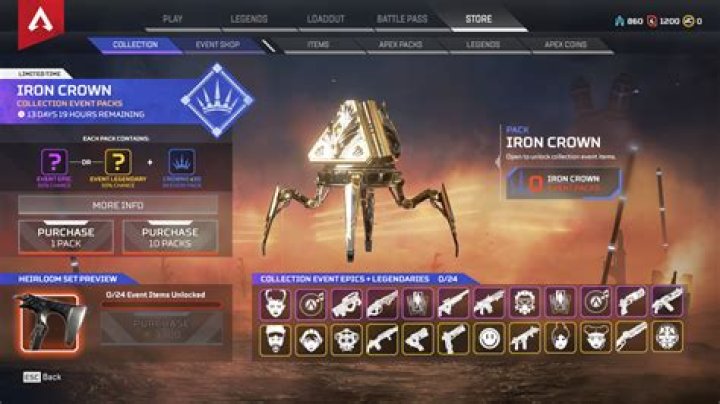 Apex Legends Iron Crown Collection Brings Solo Mode