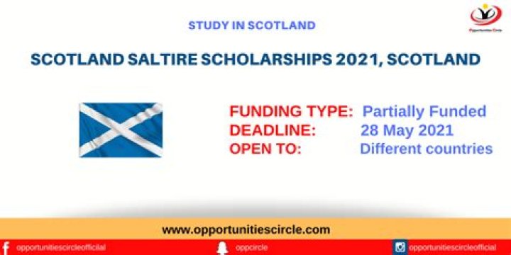 Apply: Scotland Saltire Scholarship - Application Form 2024 (Fully Funded)