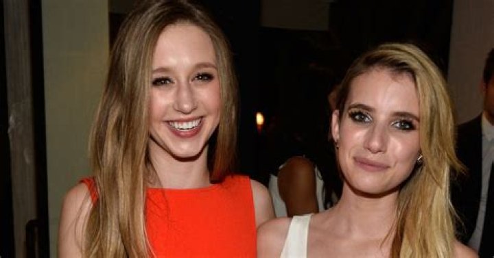 Are 'AHS' Star Emma Roberts & Taissa Farmiga Friends In Real Life? (You Know, Since They Both Snuggle Up To Evan Peters on TV)