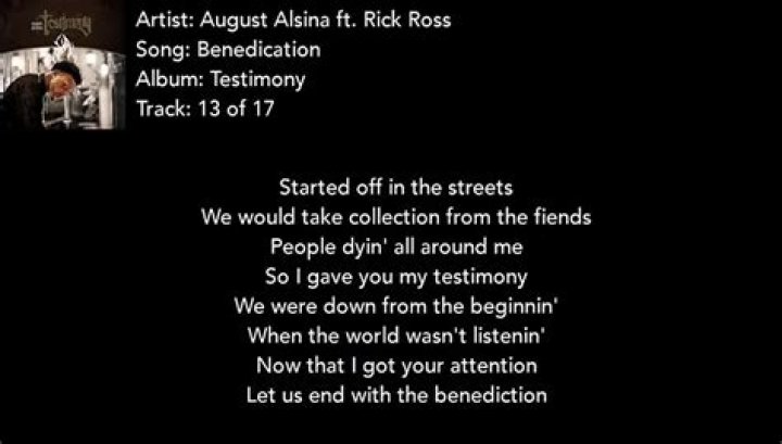August Alsina Gives Testimony In “Benediction” Video Featuring Rick Ross