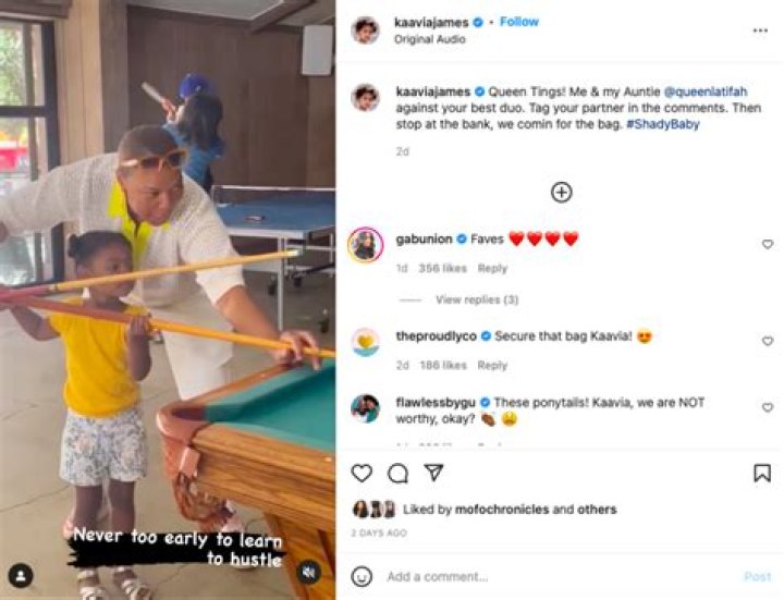‘Auntie Latifah Showing Babygirl the Ropes’: Gabrielle Union and Dwyane Wade’s Daughter Kaavia James Hangs Out with Queen Latifah and Fans are Loving It