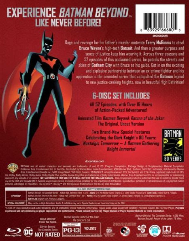 Batman Beyond Getting Blu-ray Remaster This Fall
