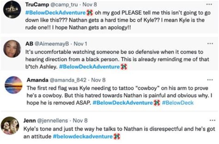Below Deck Adventure fans drag Kyle Dickard over ‘disrespectful’ behavior, want deckhand fired