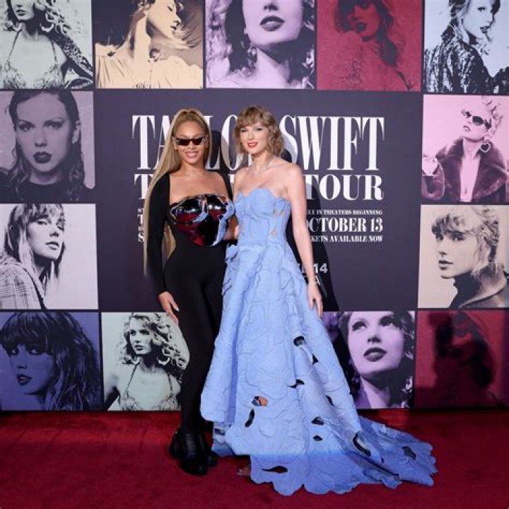 Beyoncé Wore Nippled Breast Plate At Taylor Swift's Eras Tour Movie Premiere