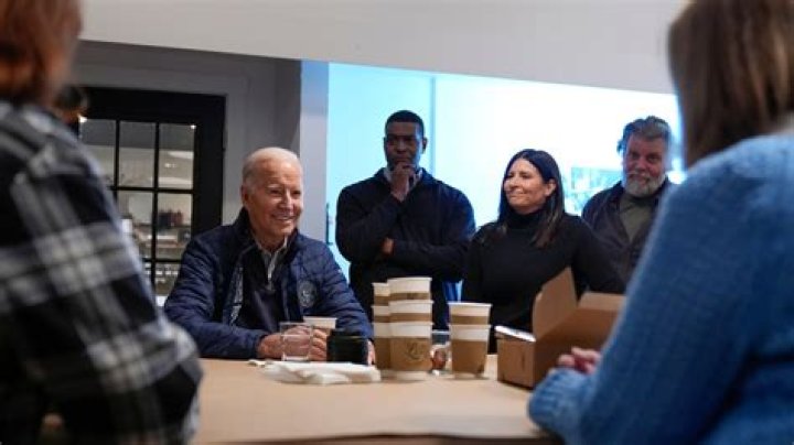 Biden praises ‘Herculean efforts’ to rebuild at the site of last February’s Ohio train derailment