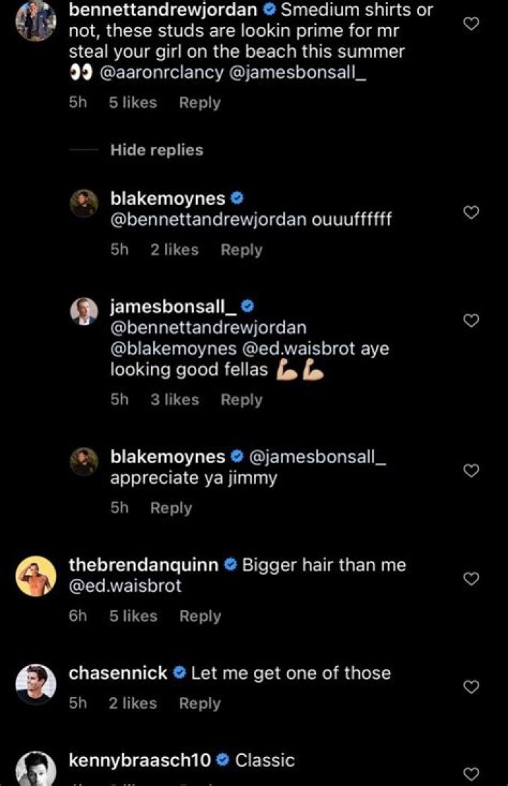Blake Moynes reveals his ‘fav Bach contestant of all time’