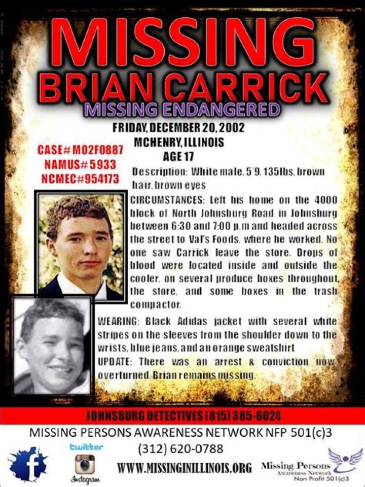 Brian Carrick: Found or Missing? Is He Dead or Alive?