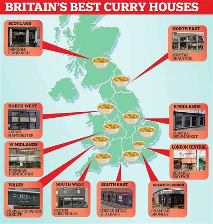 Britain's best curry houses revealed - does your local make the list?