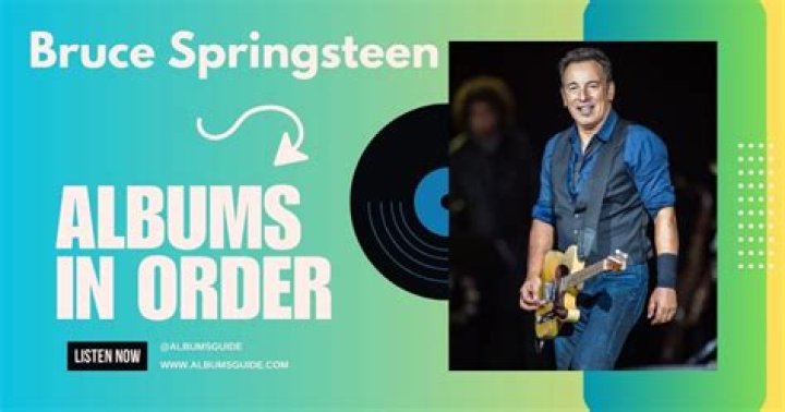 Bruce Springsteen albums in order
