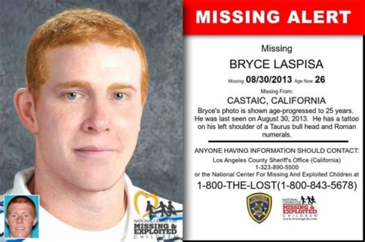 Bryce Laspisa still Missing & whereabouts