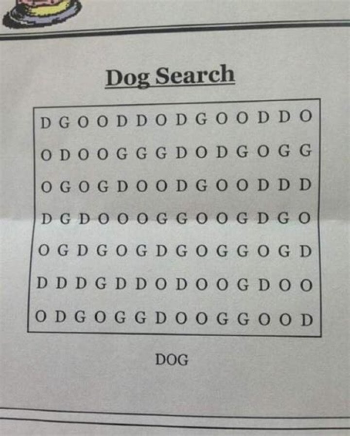 Can you find the word ‘dog’? The world’s ‘hardest ever word search puzzle’ is seriously messing with people’s heads