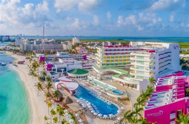 Cancun's adults-only Temptation Hotel - the Over 21's 'playground' where guests are encouraged to go topless