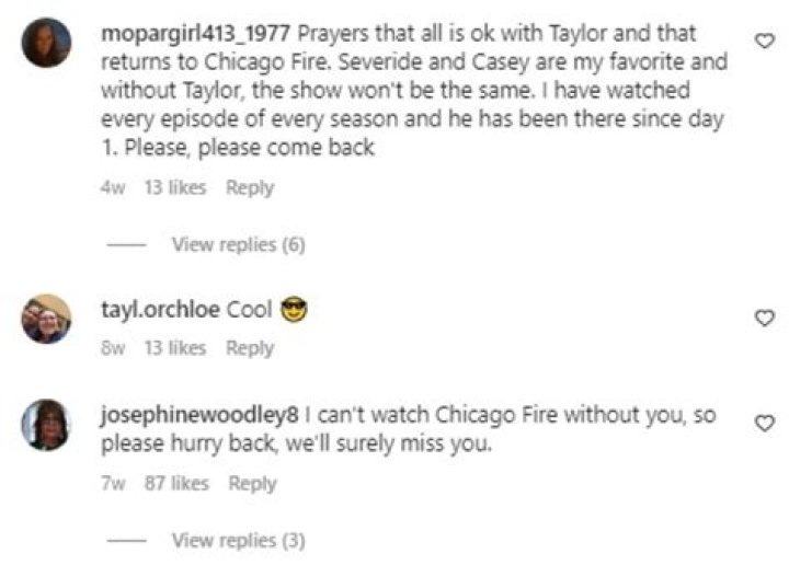 Chicago Fire fans plead for Taylor Kinney to return