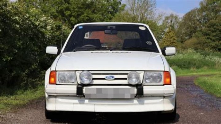 Classic 80s Ford Escort RS Turbo kept by same owner for over 35 years sells for more than FOUR times its original price
