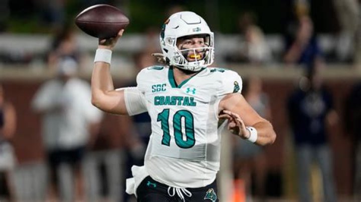 Coastal Carolina QB Grayson McCall announces he is transferring to NC State