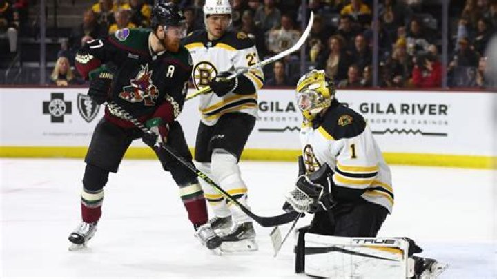 Coyotes end 19-game losing streak to Bruins with 4-3 win