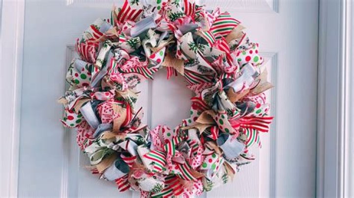 Crafty mum saves £300 transforming front door by making Christmas wreath out of JUNK & she didn't spend a penny