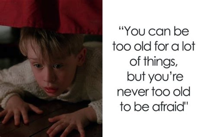 Dad paints house red and daubs Home Alone quote to save money on decorations