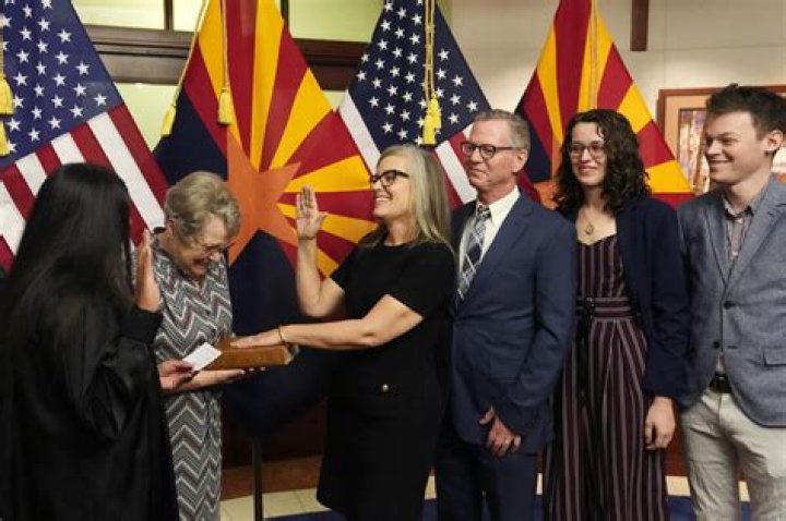 Democrat Katie Hobbs takes office as Arizona governor