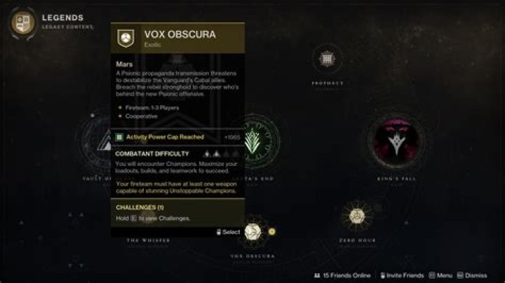 Destiny 2: How to Complete the Vox Obscura Mission