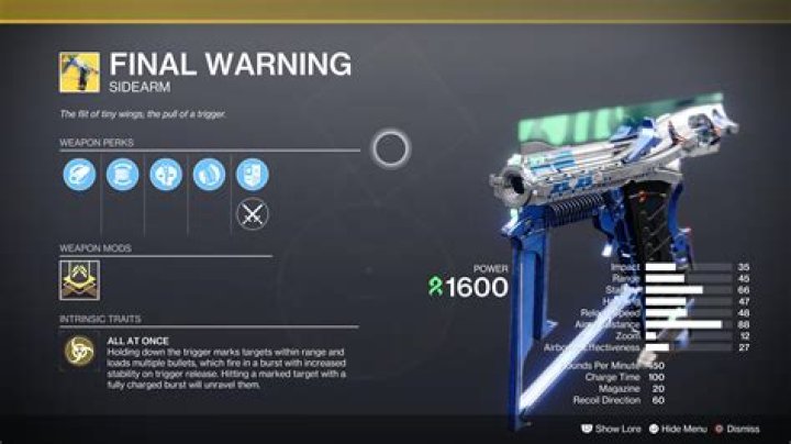 Destiny 2: How to Get the DFA Hand Cannon