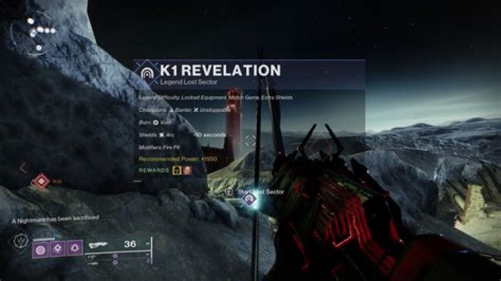 Destiny 2: Legend (& Master) K1 Revelation Lost Sector Guide