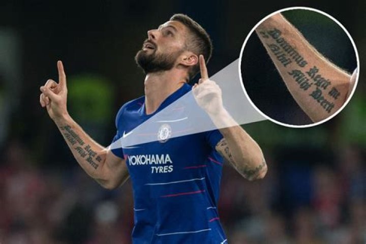 Devout Christian Giroud reveals he has arm tattoo for religious reasons as Chelsea star opens up on faith in God