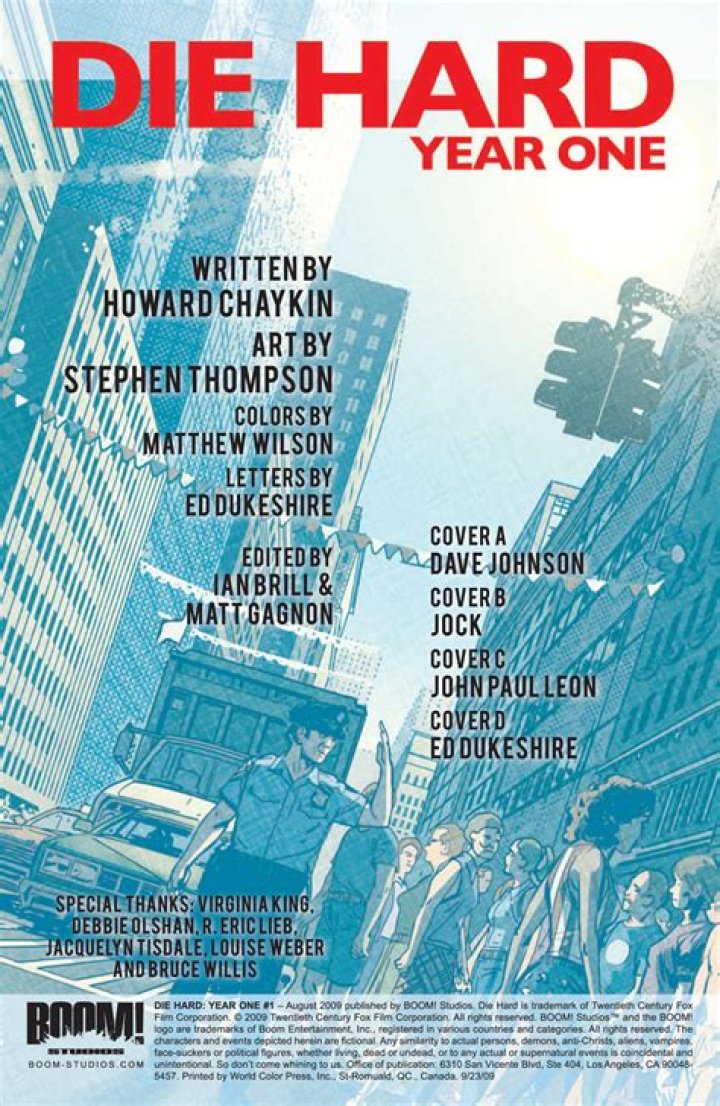 Die Hard: Year One Still In Development