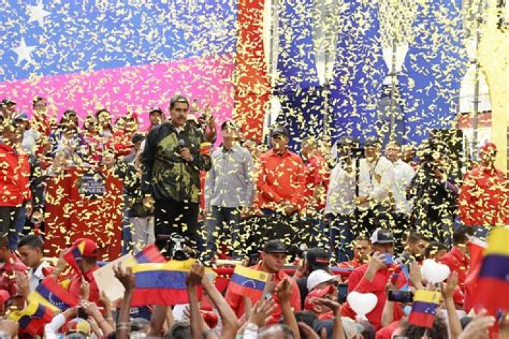 Dueling political factions demonstrate in Venezuela’s capital as presidential election race heats up