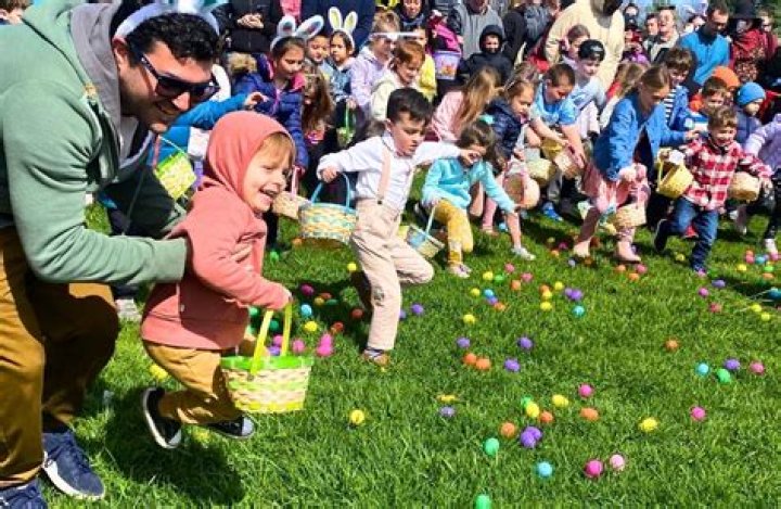 Easter egg hunt for special needs kids