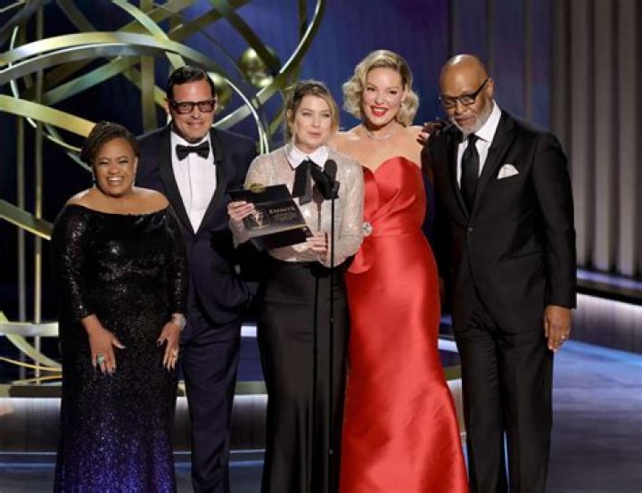 Emmy Awards 2024: Greys Anatomy Reunion displayed Katherine Heigl with Ellen Pompeo, Justin Chambers, James Pickens Jr