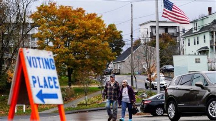 Even voters in independent-minded Maine are taking sides in a polarized nation