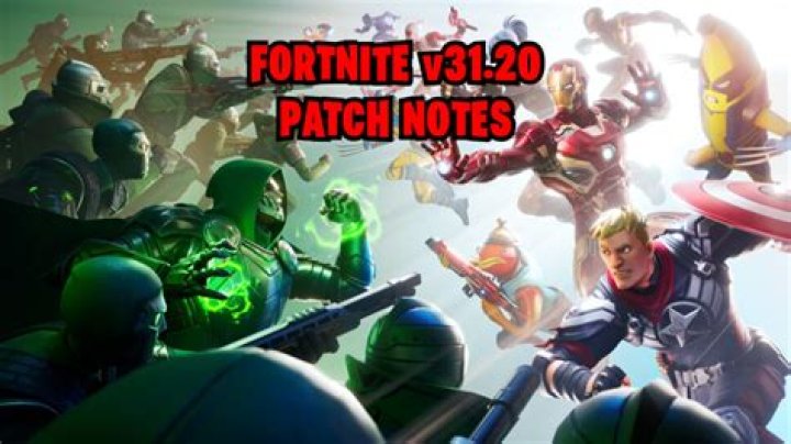 Fortnite Update 17.20 Patch Notes