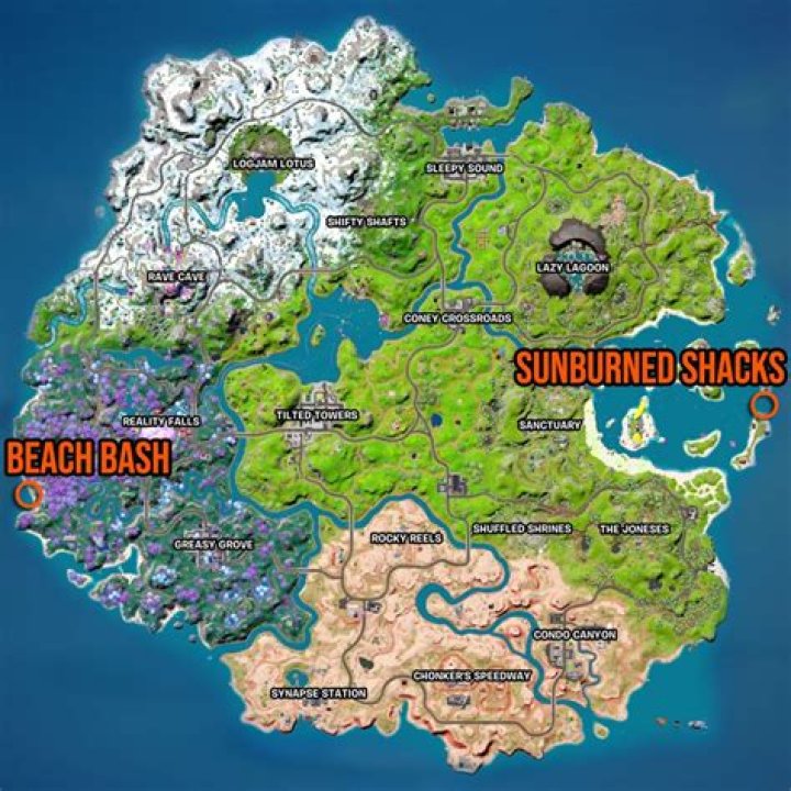 Fortnite: Where to Find Sunburned Shacks