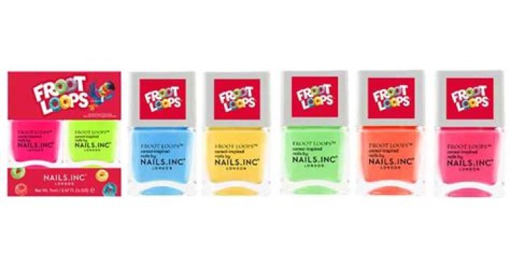 Froot Loops Teams Up with Nails Inc for New Scented Nail Polish Line