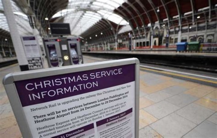 Full list of major stations closed due to rail works this Christmas plunging Brits into getaway chaos