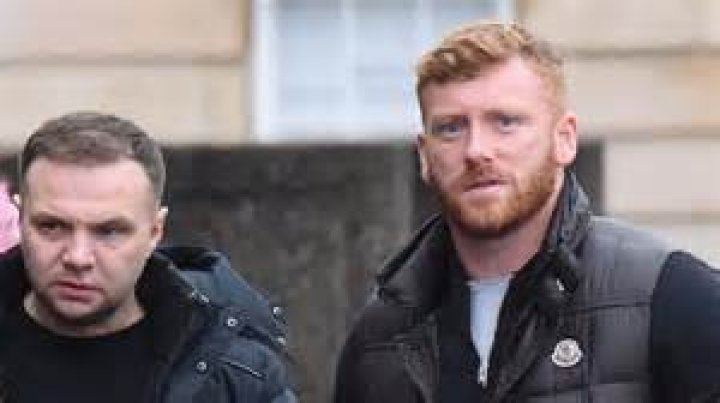 Gangland shooting victim Ross Monaghan jets back to UK after fleeing pram-pushing hitman outside Glasgow school